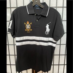 Polo Ralph Lauren Black&White Polo Shirt 🐎🏑